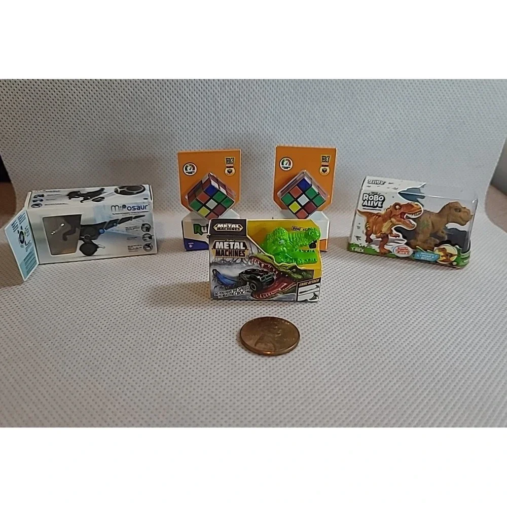 ZURU‎ Metal Machines Micro Minis Lot (5) Croc Attack, ZURU Robo Alive